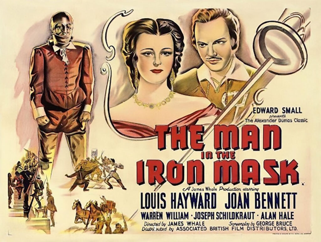 The movie The Man in the Iron Mask used by Iron Maiden