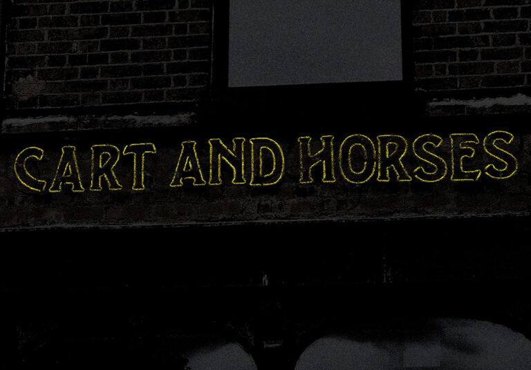 cartandhorsesneonsignsfront